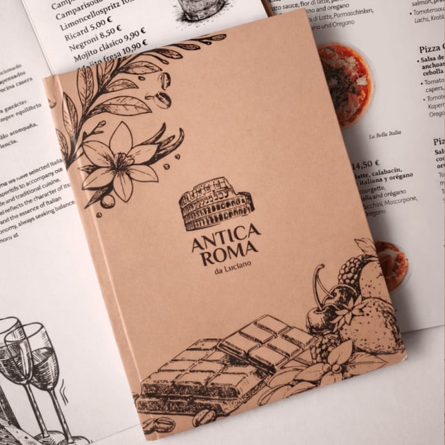 Menu Postres Antica roma calpoe